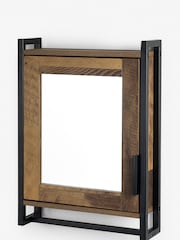 Natural Bronx Sliding Door Single Mirror Cabinet - Image 3 of 6