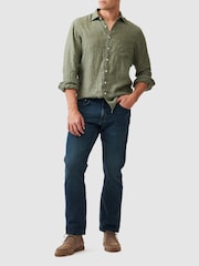 Rodd & Gunn Green Coromandel Sports Fit Shirt - Image 1 of 3