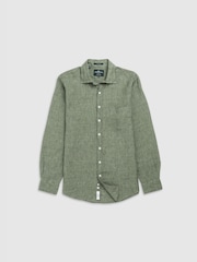 Rodd & Gunn Green Coromandel Sports Fit Shirt - Image 2 of 3