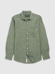 Rodd & Gunn Green Coromandel Sports Fit Shirt - Image 5 of 6