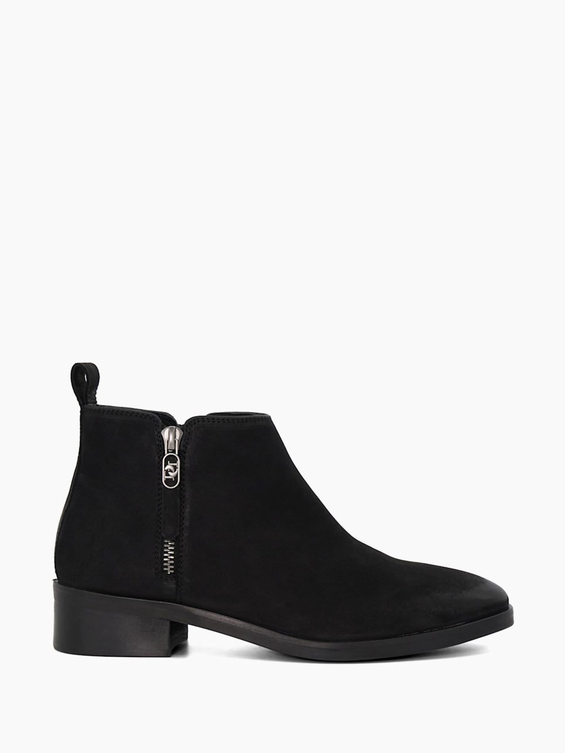 Dune black suede ankle boots shop