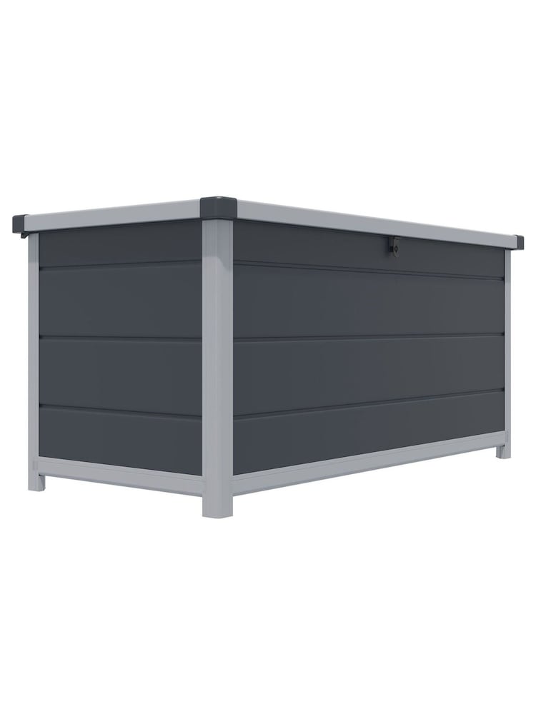 Rowlinson Grey Airevale 342 Litres Plastic Garden Cushion Storage Box - Image 1 of 1
