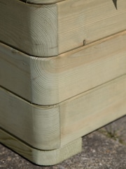 Rowlinson Natural Garden Marberry Square Planter - Image 3 of 3