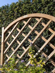 Rowlinson Natural Garden Rectangular Planter With Lattice - Image 2 of 2