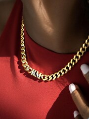 Abbott Lyon Personalised Initial Choker Necklace - Image 2 of 2