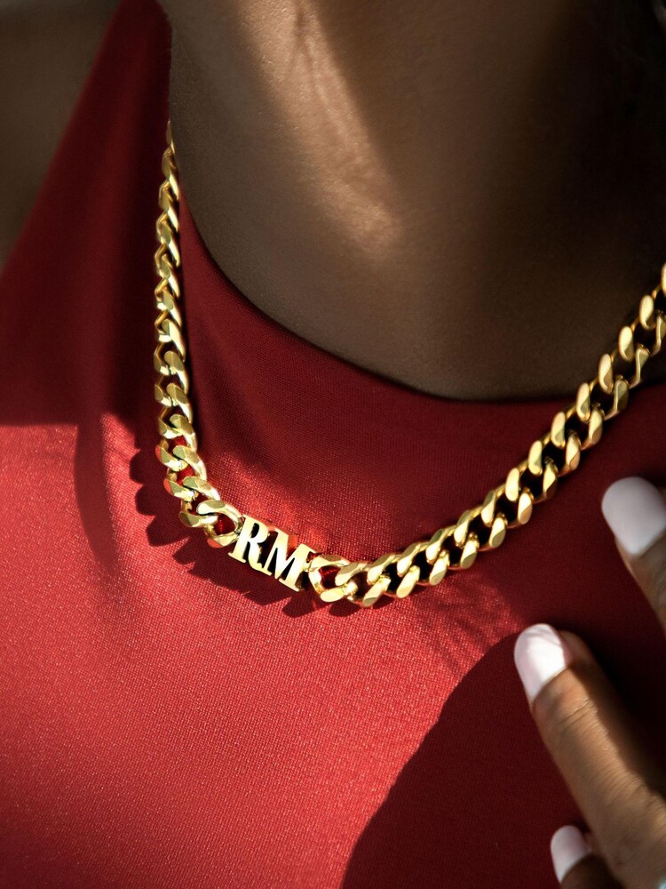 Abbott Lyon Personalised Initial Choker Necklace - Image 2 of 2