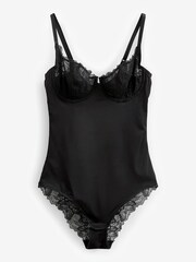 Black Smoothing Control Lace Non Pad Wired Body - Image 2 of 2