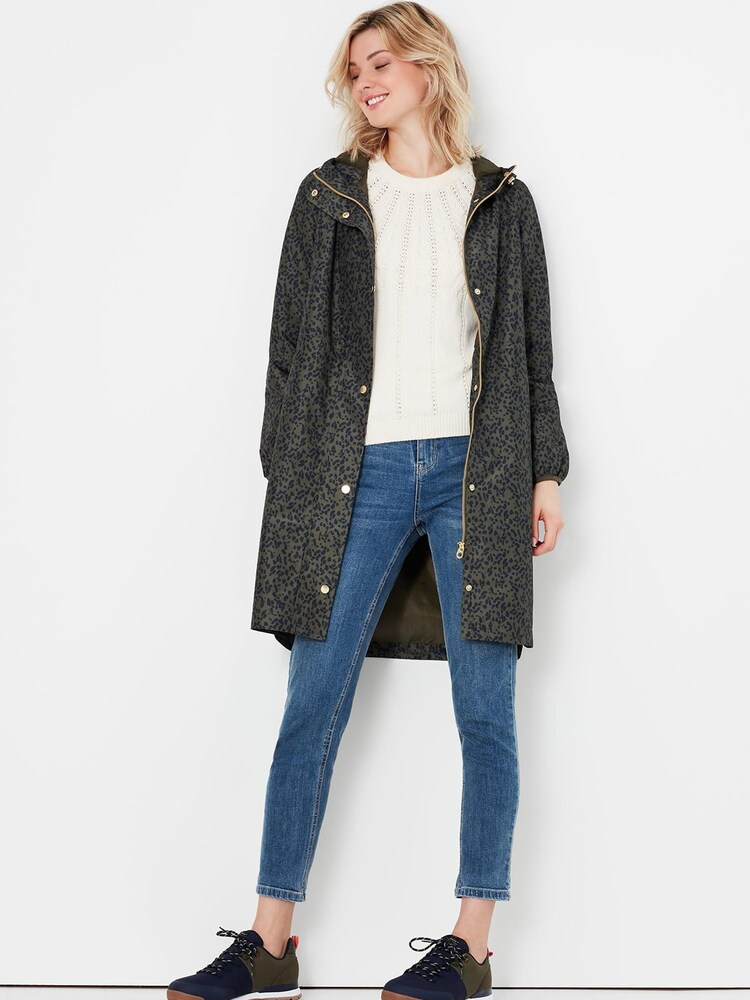 Joules Animal Print Waybridge Relaxed Fit Waterproof Jacket - Image 11 of 15