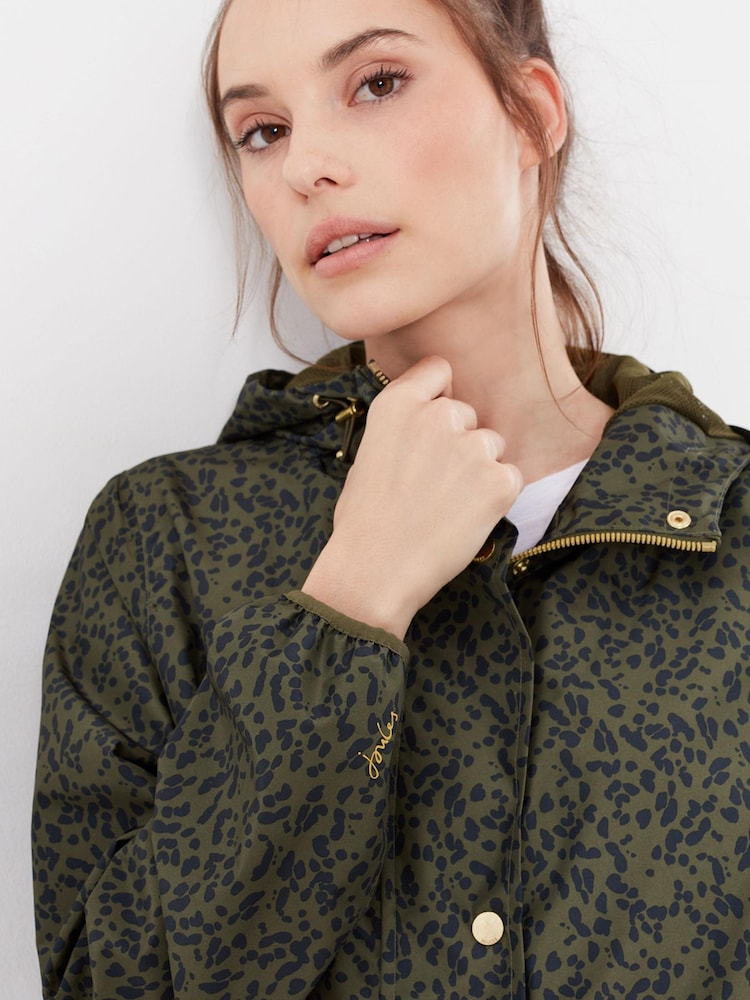 Joules Animal Print Waybridge Relaxed Fit Waterproof Jacket - Image 12 of 15