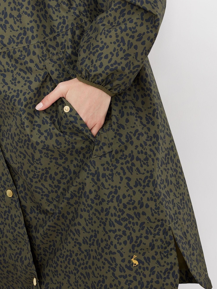 Joules Animal Print Waybridge Relaxed Fit Waterproof Jacket - Image 13 of 15