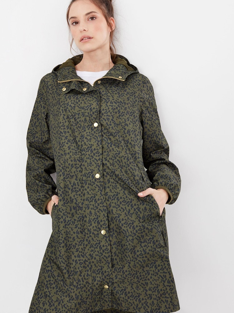Joules Animal Print Waybridge Relaxed Fit Waterproof Jacket - Image 7 of 15