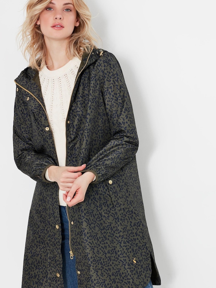 Joules Animal Print Waybridge Relaxed Fit Waterproof Jacket - Image 8 of 15