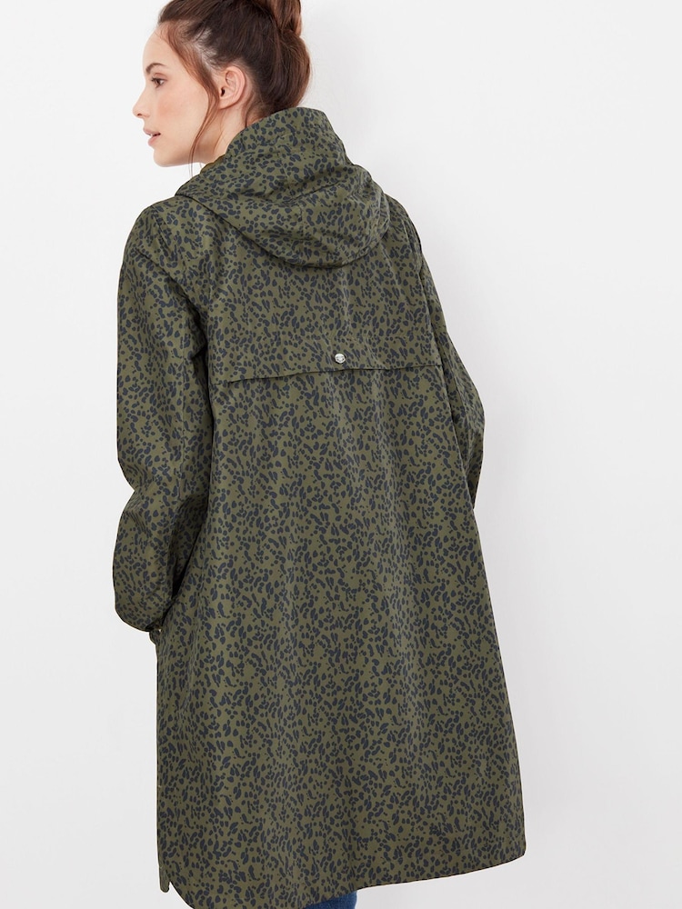 Joules Animal Print Waybridge Relaxed Fit Waterproof Jacket - Image 9 of 15