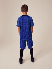 adidas Blue Football-Inspired Junior Predator Jersey - Image 3 of 11