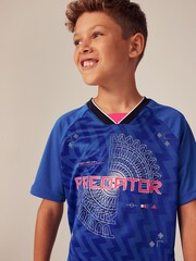 adidas Blue Football-Inspired Junior Predator Jersey - Image 5 of 11