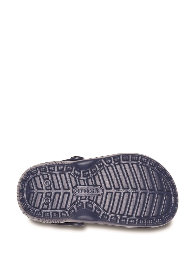 Crocs Navy Fluffy Kids Lined Clogs - Image 3 of 3