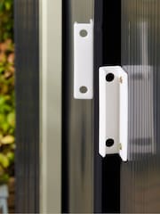 Rowlinson Garden Products Grey Metal Shed - Image 4 of 6