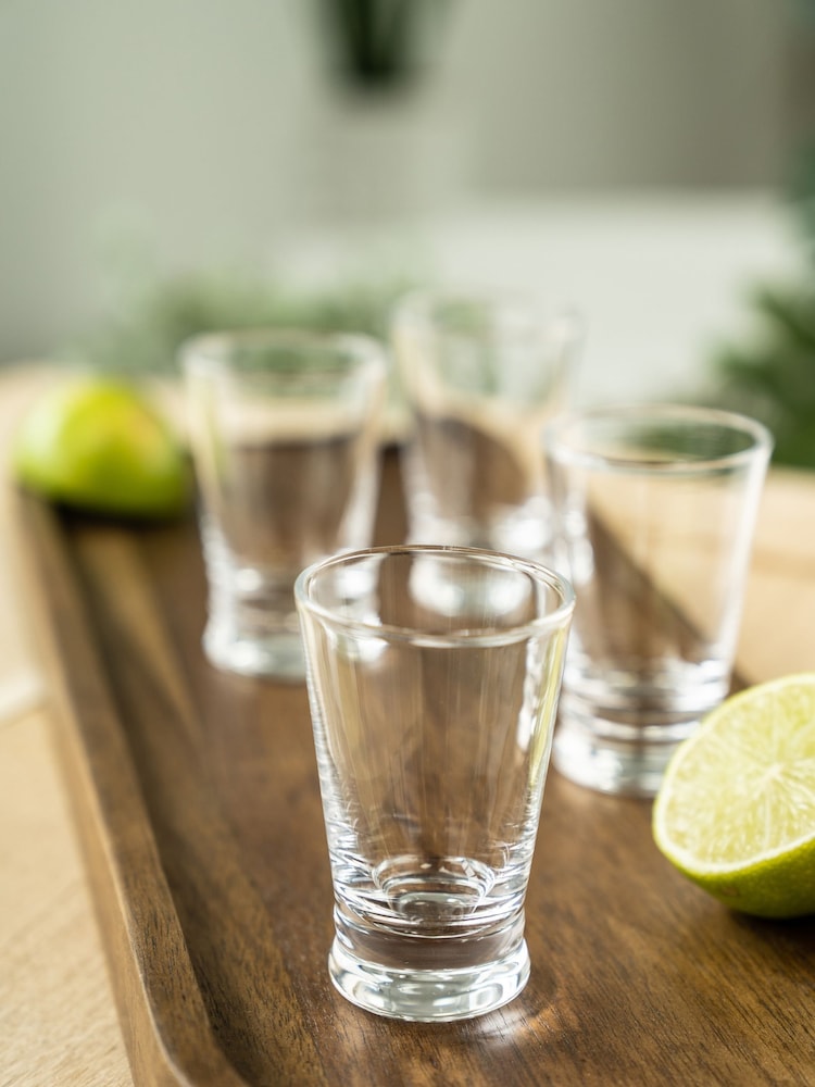 Mary Berry Set of 4 Clear Signature Shot Glasses - Image 1 of 4