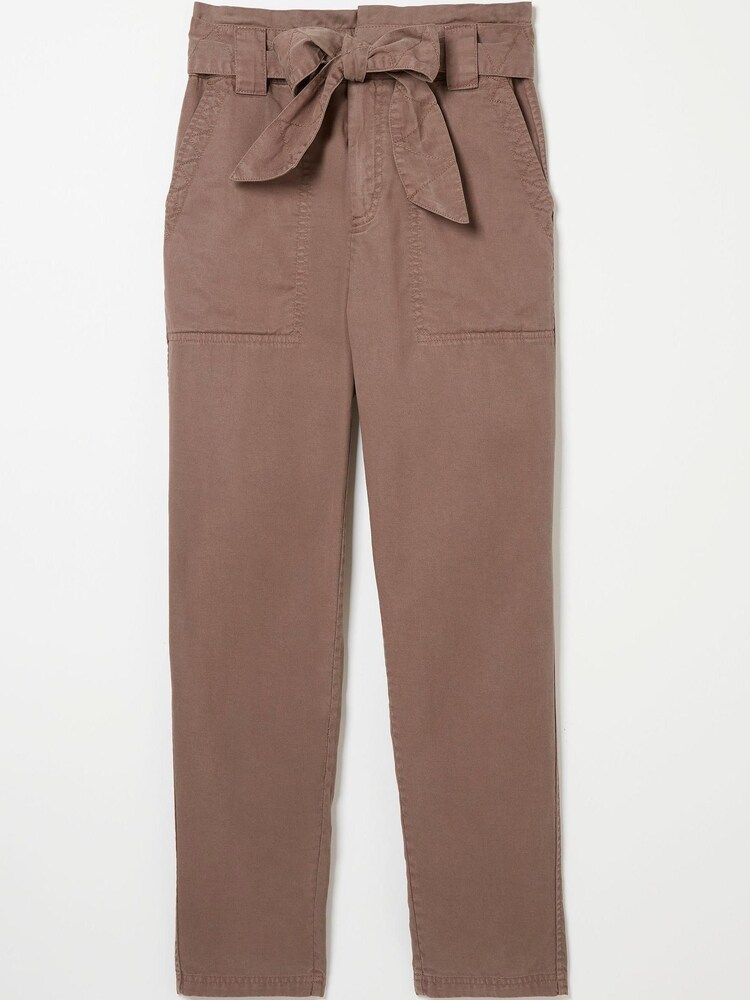 FatFace Paperbag Brown Trousers - Image 4 of 4