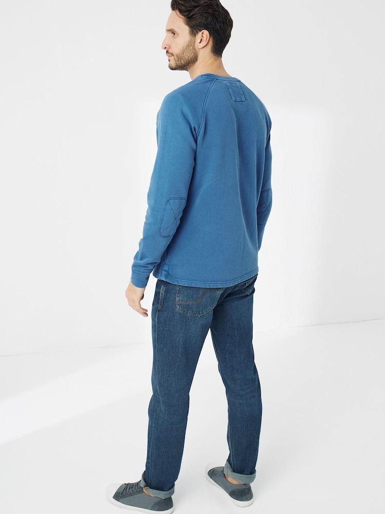 FatFace Blue Bay Crew Sweatshirt - Image 2 of 4 FatFace Blue Bay Crew Sweatshirt - Image 2 of 4