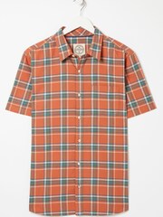 FatFace Shanklin Check Orange Shirt - Image 4 of 4