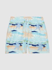 Reiss Multi Safari Desert Print Swim Shorts - Image 2 of 7