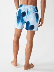 Reiss Blue Kyle Floral Printed Swim Shorts - Image 5 of 6