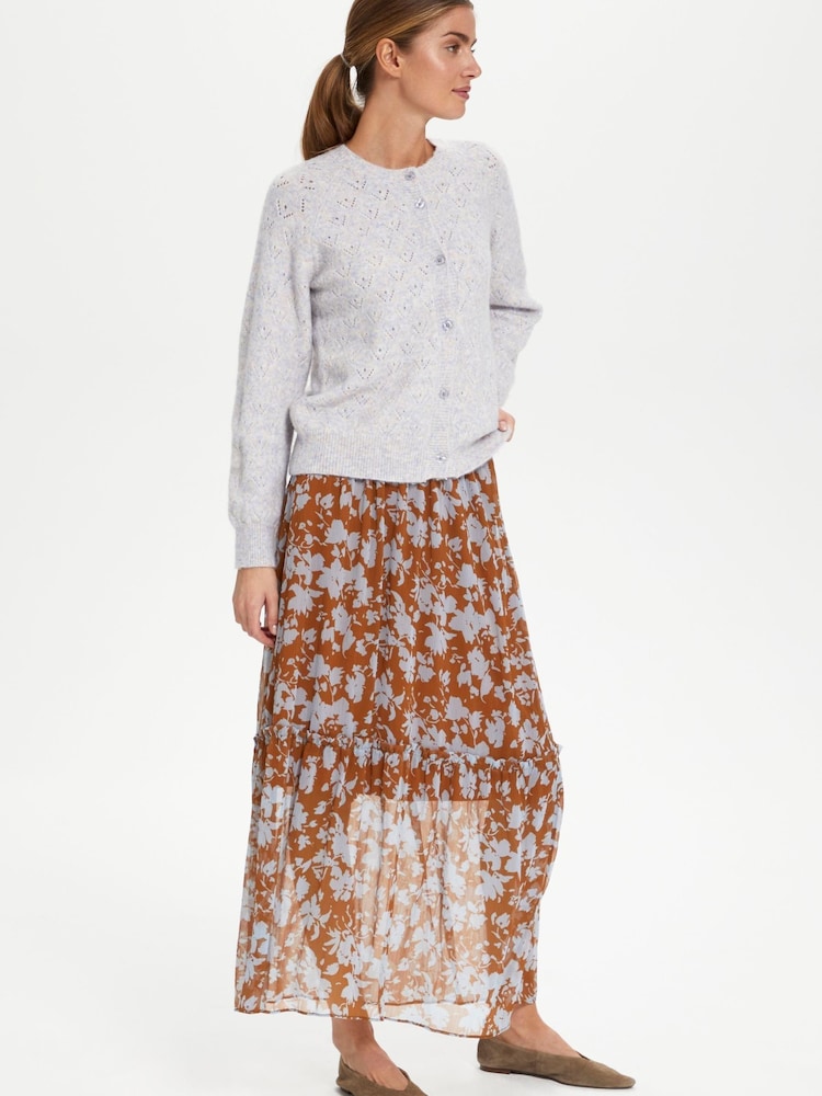 Saint Tropez Valerie Brown Skirt - Image 1 of 6 Saint Tropez Valerie Brown Skirt - Image 1 of 6