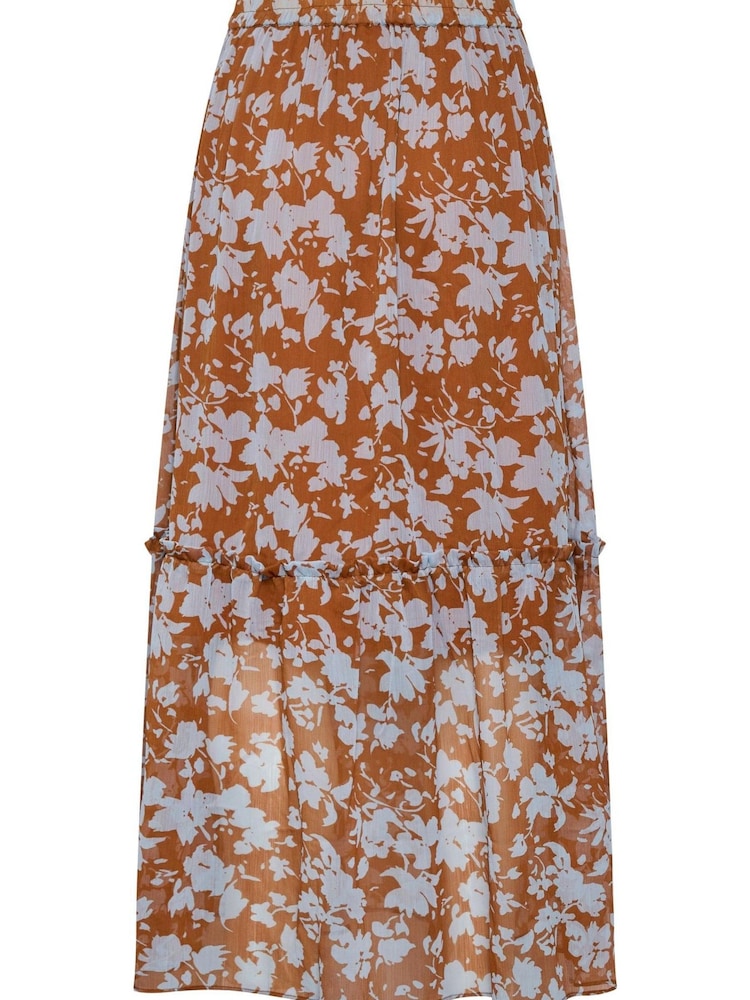 Saint Tropez Valerie Brown Skirt - Image 6 of 6 Saint Tropez Valerie Brown Skirt - Image 6 of 6