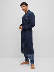 BOSS Blue Kimono 100% Cotton Robe - Image 1 of 3