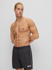 BOSS Black Starfish Swim Shorts - Image 1 of 4