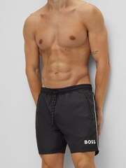 BOSS Black Starfish Swim Shorts - Image 3 of 4