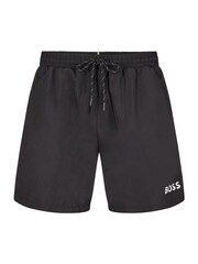 BOSS Black Starfish Swim Shorts - Image 4 of 4