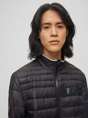 BOSS Black Water Repellent 3D Tape Logo Padded Quilted Jacket - Image 5 of 6