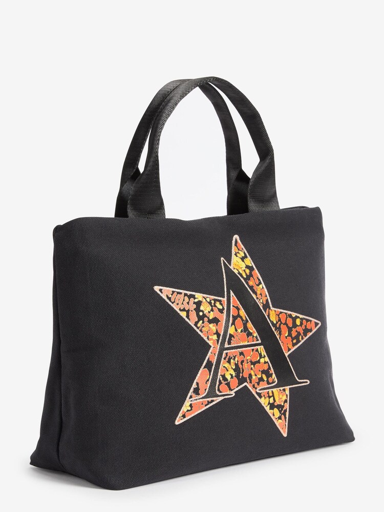 Black/Animal Initial Printed Lunch Bag - Image 3 of 5