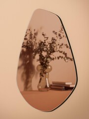 pt, Brown Organic Mirror - Image 1 of 4