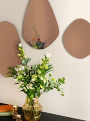 pt, Brown Organic Mirror - Image 4 of 4