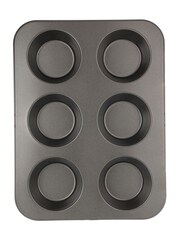 Luxe Grey 6 Cup Jumbo Muffin Pan - Image 2 of 3