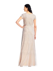 Adrianna Papell Blouson Beaded Dress - Image 2 of 3