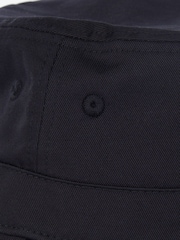 Barbour® International Black Nortan Drill 100% Cotton Sports Bucket Hat - Image 6 of 6