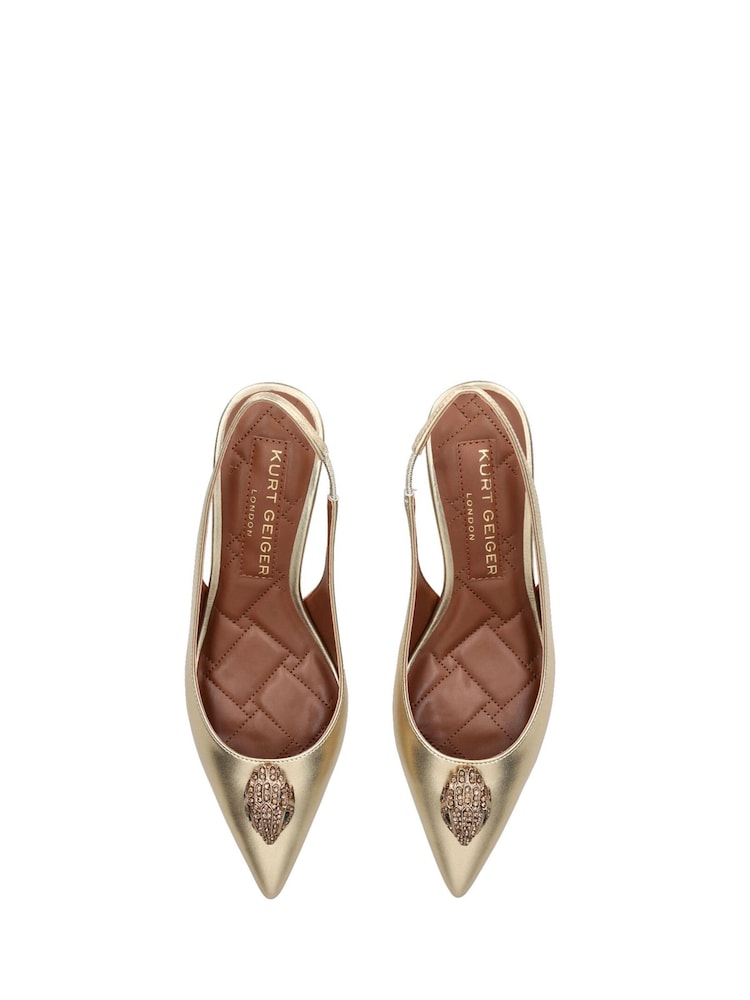 Kurt Geiger London Belgravia Eagle Sling Back Shoes - Image 5 of 5