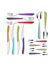 Amefa Silver Eclat Metallics Cutlery 24 Piece Set - Image 1 of 4