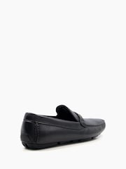 Dune London Black Standard Fit Beacons Driver Moccasins With Woven Trim - Image 5 of 6