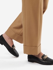 Dune London Black Chain Trim Smith Loafers - Image 5 of 5