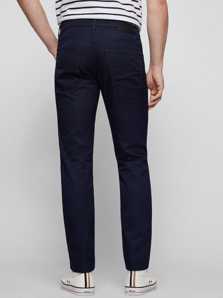 BOSS Blue Delaware Slim Fit Stretch Jeans - Image 2 of 5
