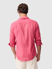 Rodd & Gunn Pink Taupo Bay Sports Fit Shirt - Image 2 of 5