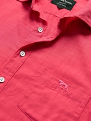 Rodd & Gunn Pink Taupo Bay Sports Fit Shirt - Image 5 of 5