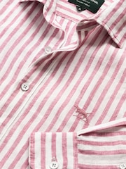 Rodd & Gunn Pink Seadown Sports Fit Shirt - Image 5 of 5