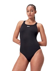 Speedo Black Endurance+ Kickback Swimsuit - Image 1 of 8