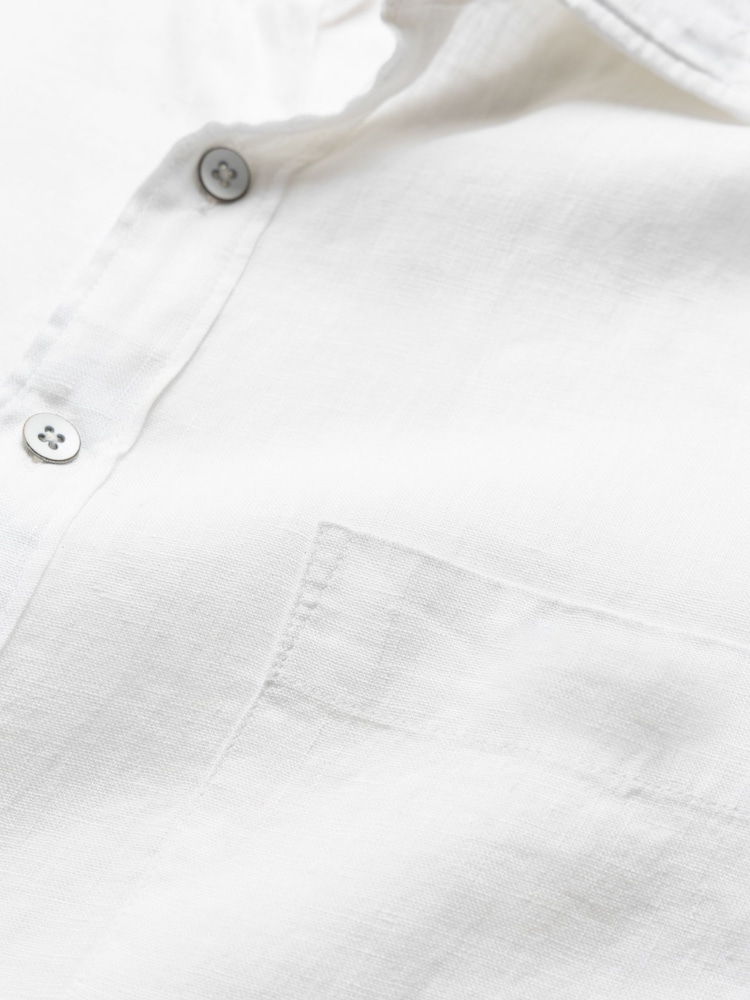 Rodd & Gunn White Coromandel Sports Fit Shirt - Image 2 of 2